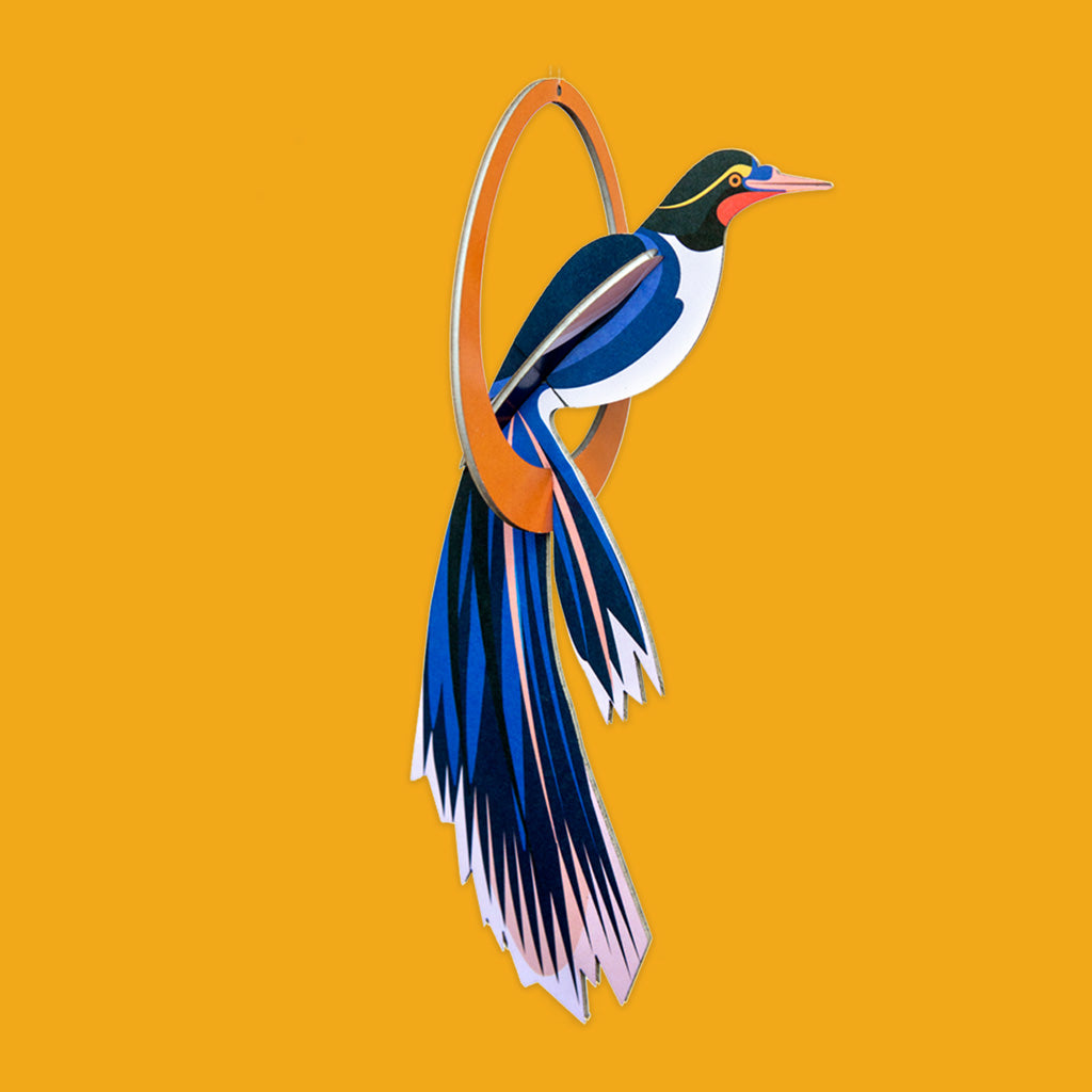 Studio Roof Swinging Birds Pop Out Card Flores