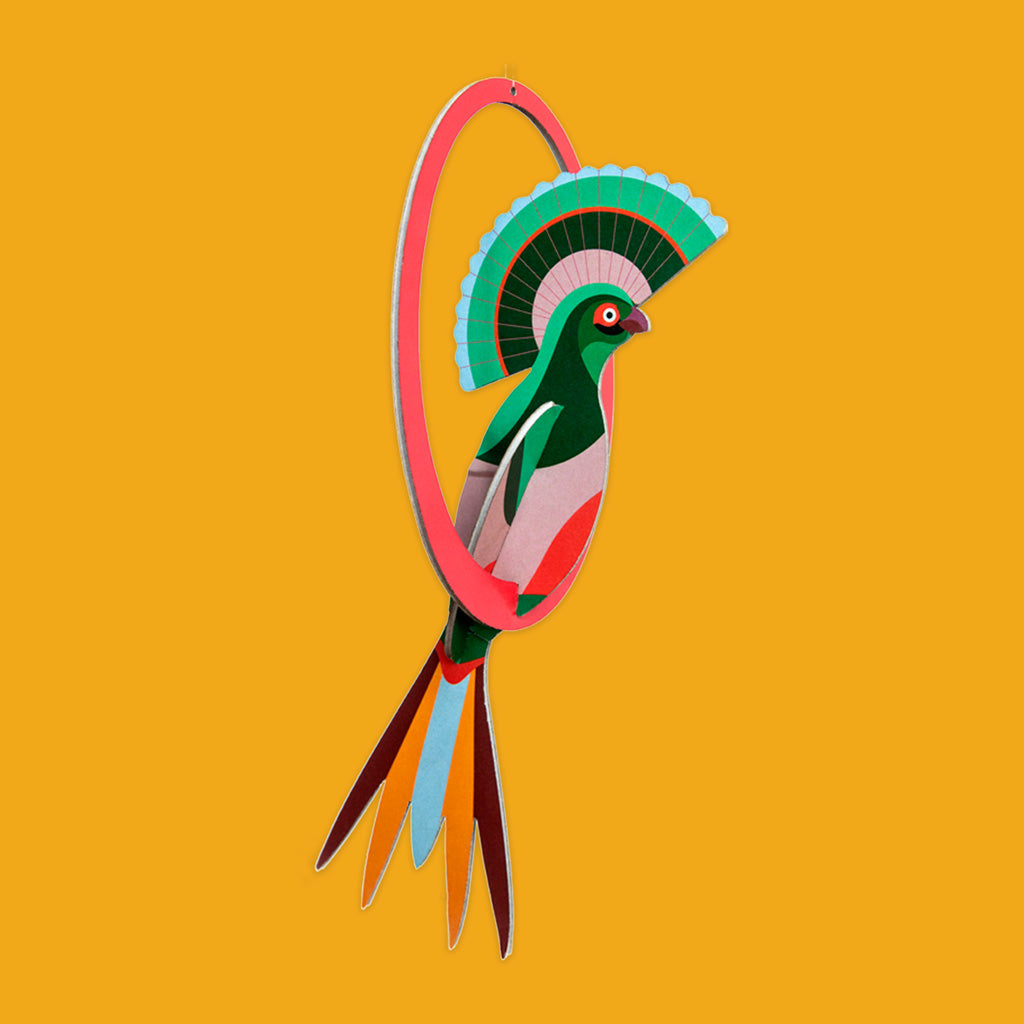 Studio Roof Swinging Birds Pop Out Card Gili
