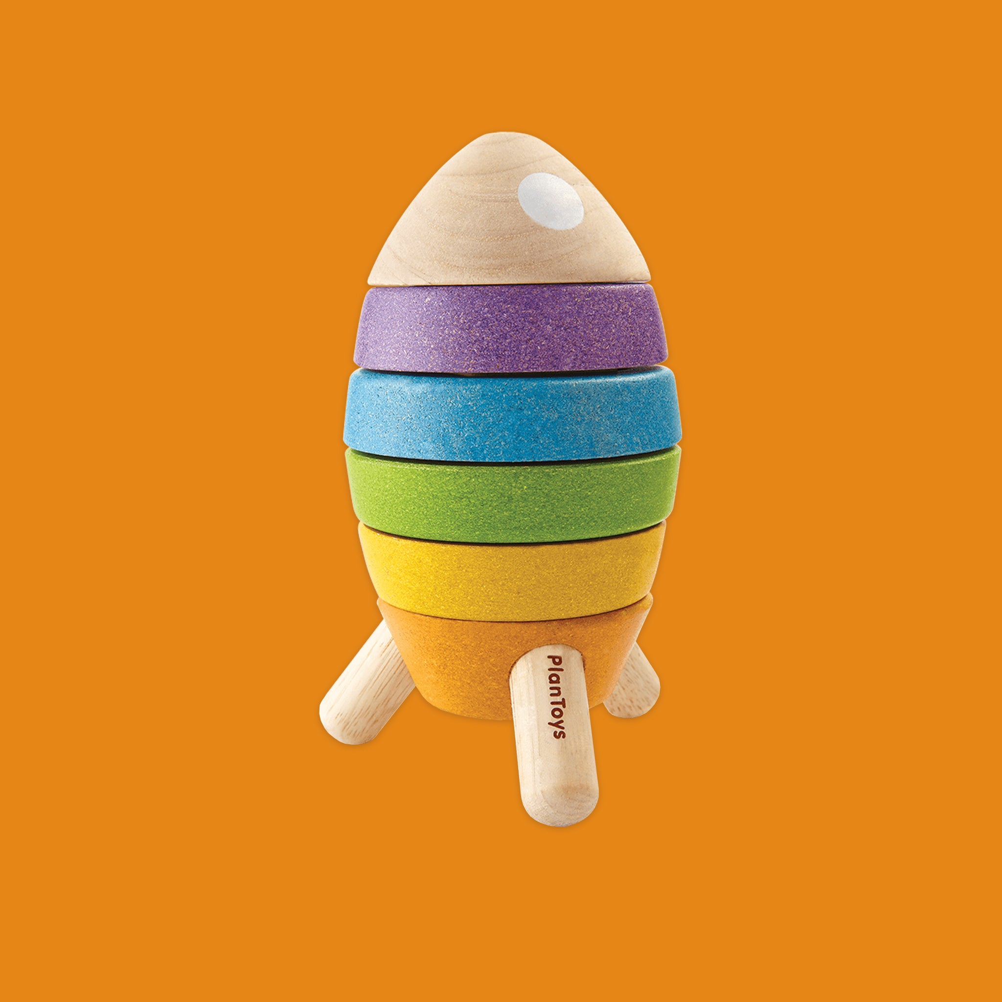 Stacking Rocket by Plan Toys