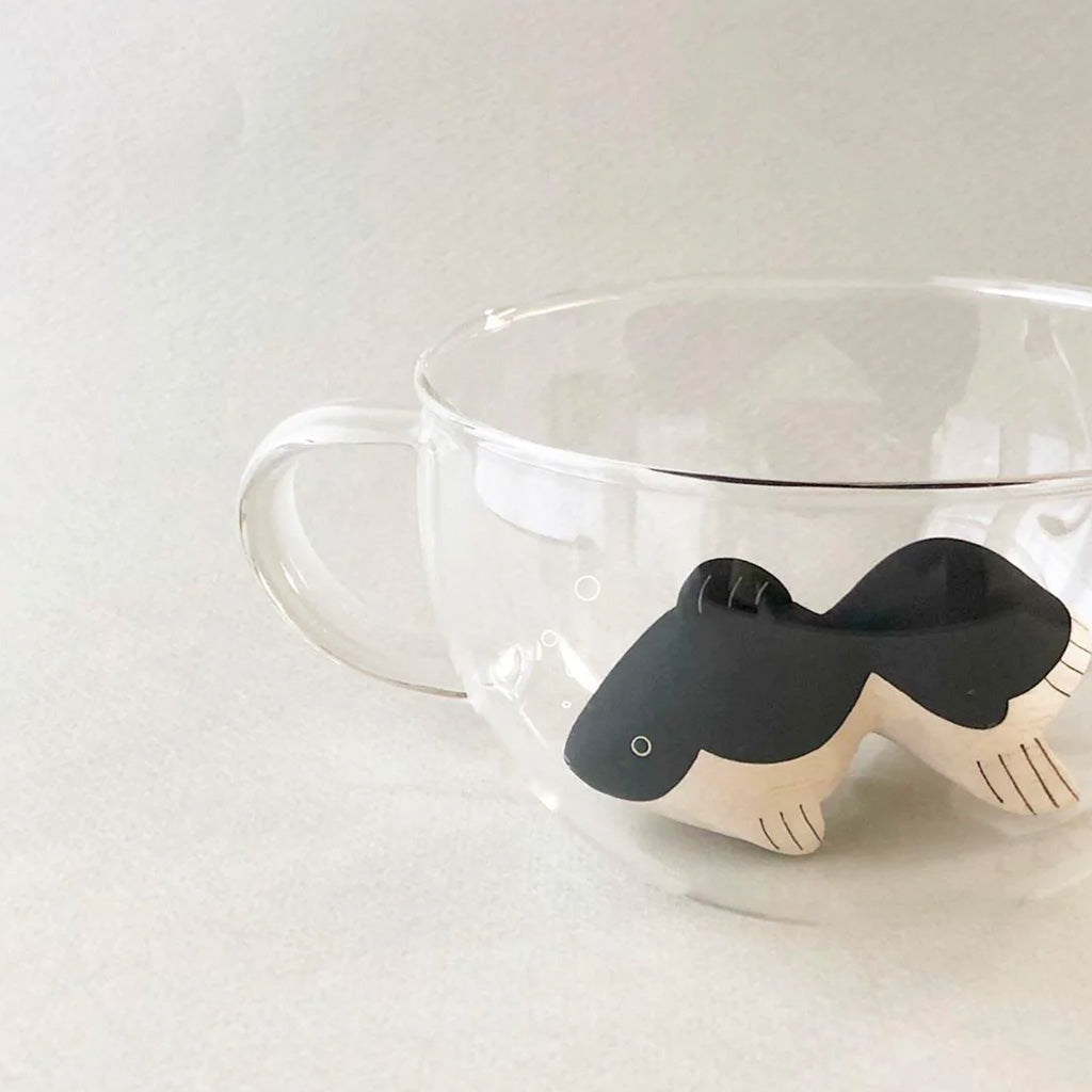 T-Lab Pole Pole Goldfish in a tea cup