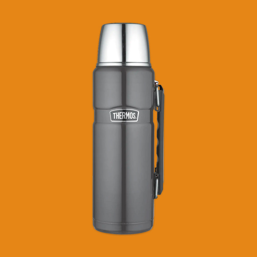 Thermos 1.2L Stainless Steel Flask in Gunmetal Grey