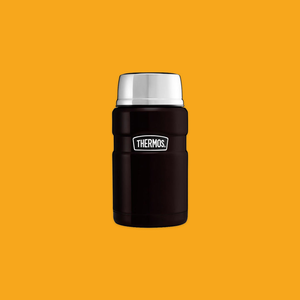 Thermos SS 710ML Kin Food Flask in Black