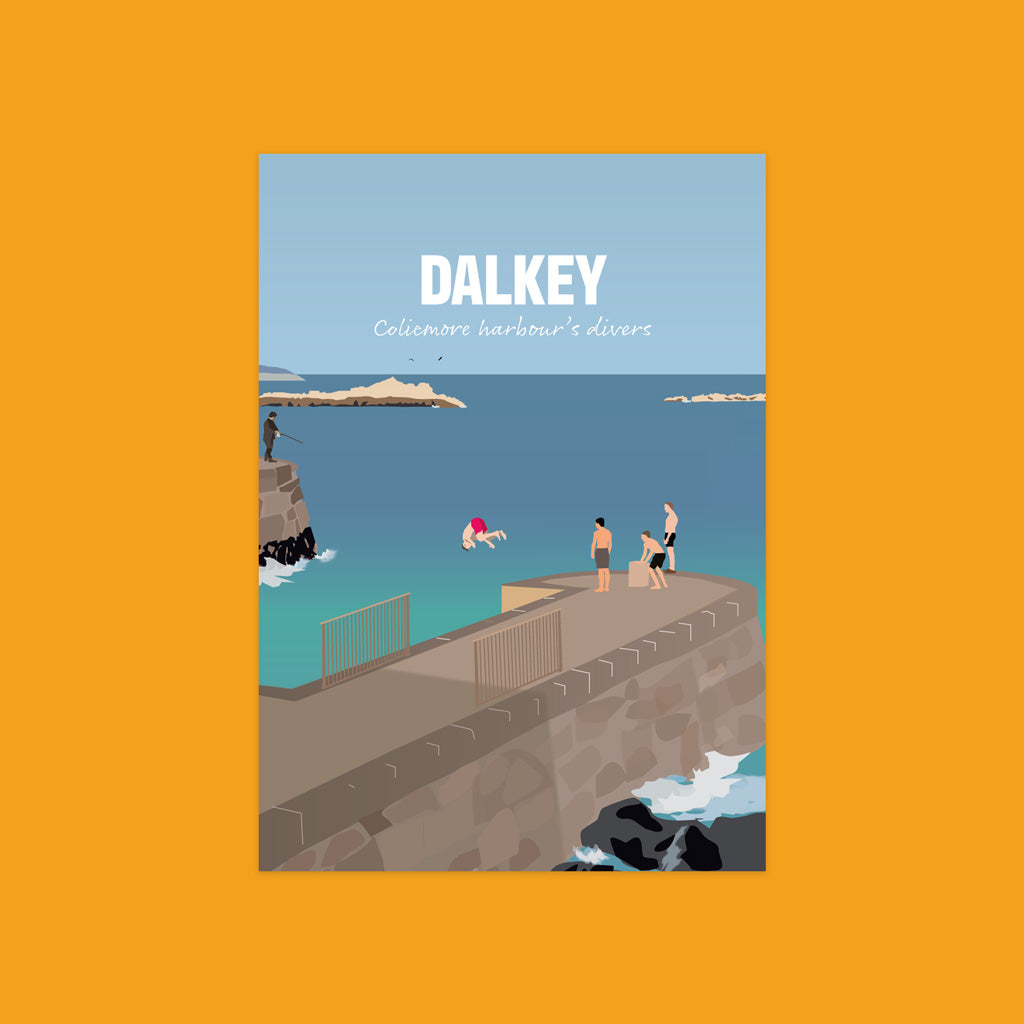 The Irish Atelier | A3 | Dalkey Coliemore Harbour's Divers