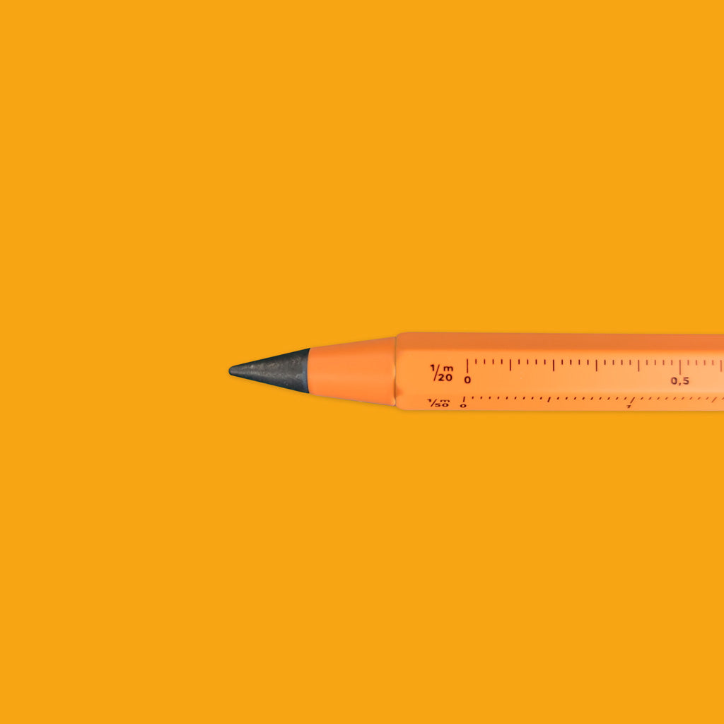 Troika Multitasking Pencil Endless in Orange Writing Tip